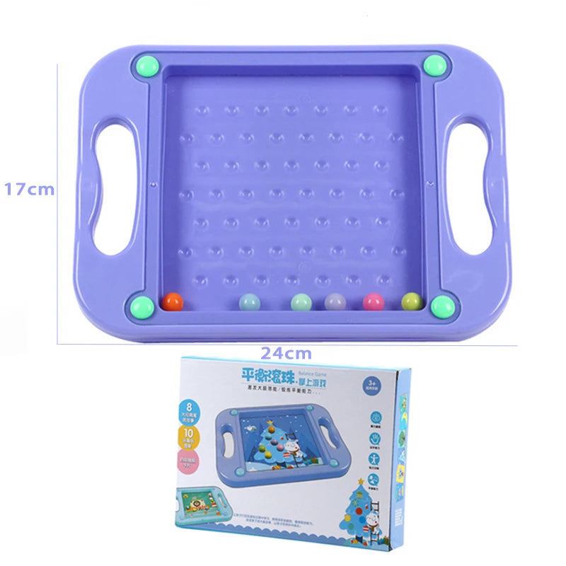 Child 3D Educational Toy Baby Montessori Balance Ball Maze Board Puzzle Montessori Maze Balance Game Popular Gift For Toddlers