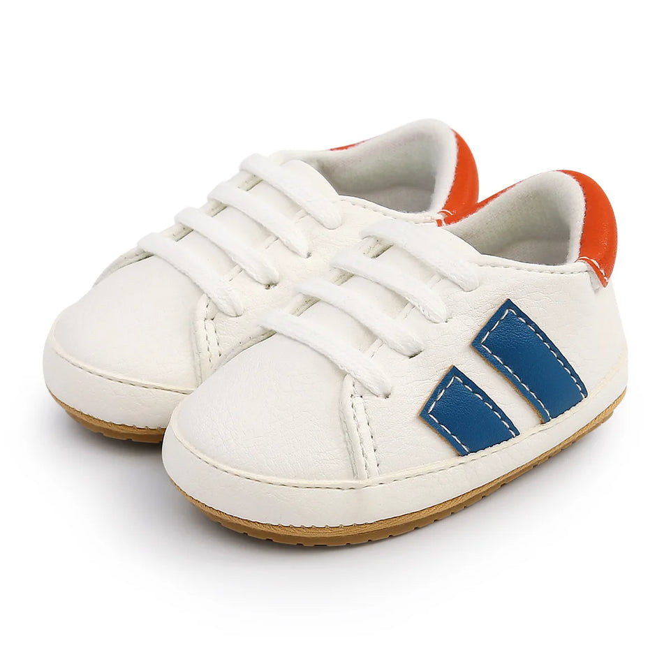 Newborn Baby Non-slip Toddler Shoes Boys Girls Baby Casual Foreign Fashion Baby Shoes Rubber Soft Bottom Shallow Baby Shoes