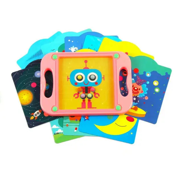 Child 3D Educational Toy Baby Montessori Balance Ball Maze Board Puzzle Montessori Maze Balance Game Popular Gift For Toddlers