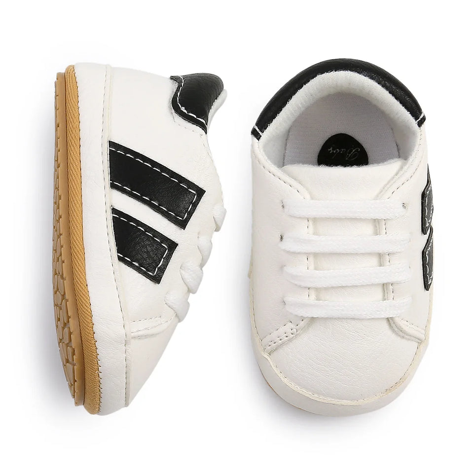Newborn Baby Non-slip Toddler Shoes Boys Girls Baby Casual Foreign Fashion Baby Shoes Rubber Soft Bottom Shallow Baby Shoes