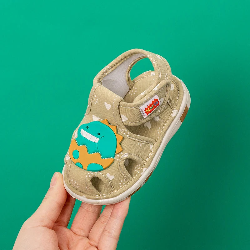 Cheerful Mario Baby shoes Cute vocalizing baby shoes Cartoon animal toddler shoes for boys and girls