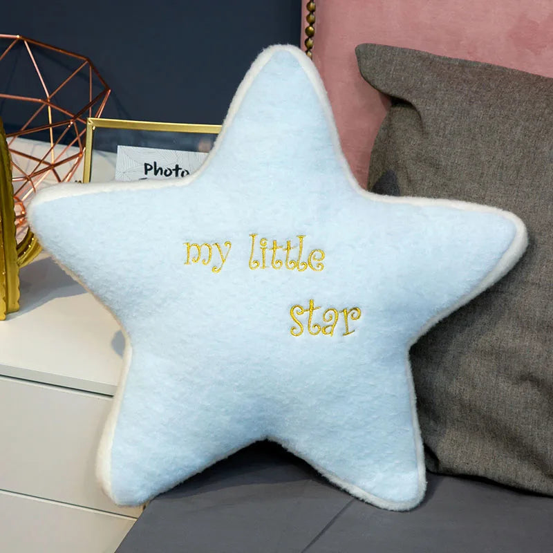 Cute Rainbow Cloud Sun Star Throw Pillow Cushion Rainbow Plush Toy Baby Kids Bedroom Decoration Toy Pillow Sofa Cushion