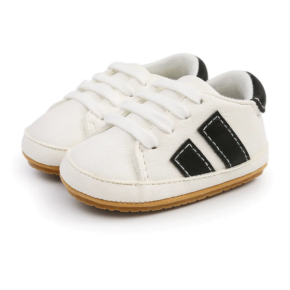 Newborn Baby Non-slip Toddler Shoes Boys Girls Baby Casual Foreign Fashion Baby Shoes Rubber Soft Bottom Shallow Baby Shoes