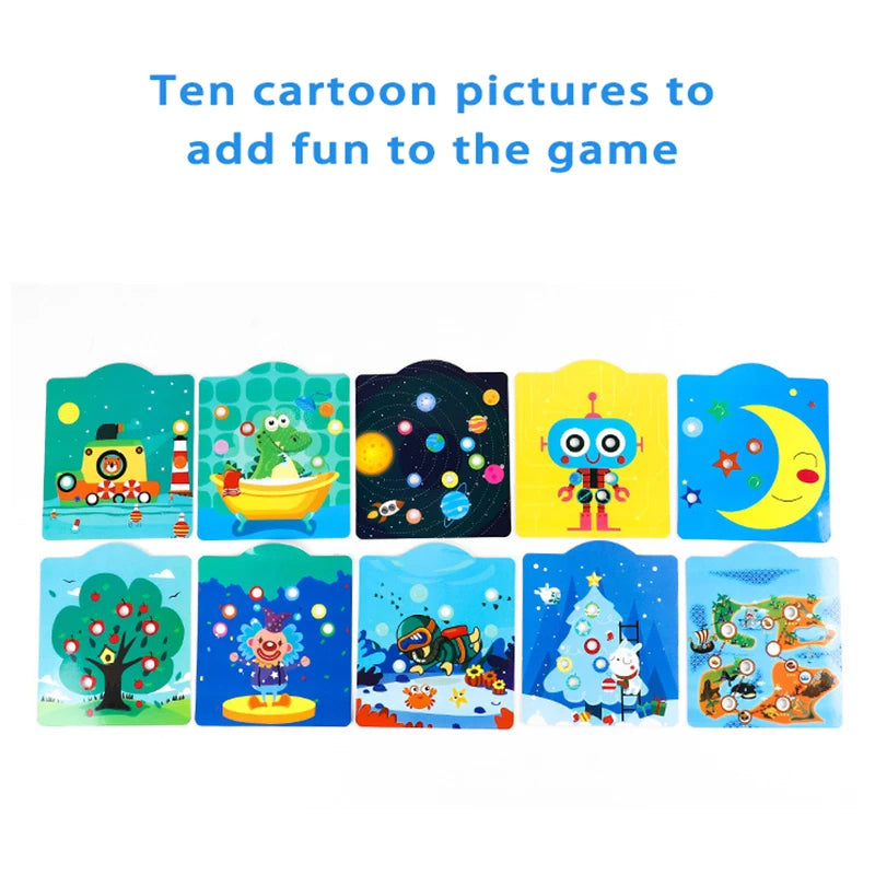 Child 3D Educational Toy Baby Montessori Balance Ball Maze Board Puzzle Montessori Maze Balance Game Popular Gift For Toddlers