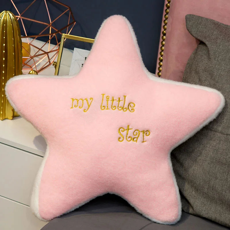 Cute Rainbow Cloud Sun Star Throw Pillow Cushion Rainbow Plush Toy Baby Kids Bedroom Decoration Toy Pillow Sofa Cushion