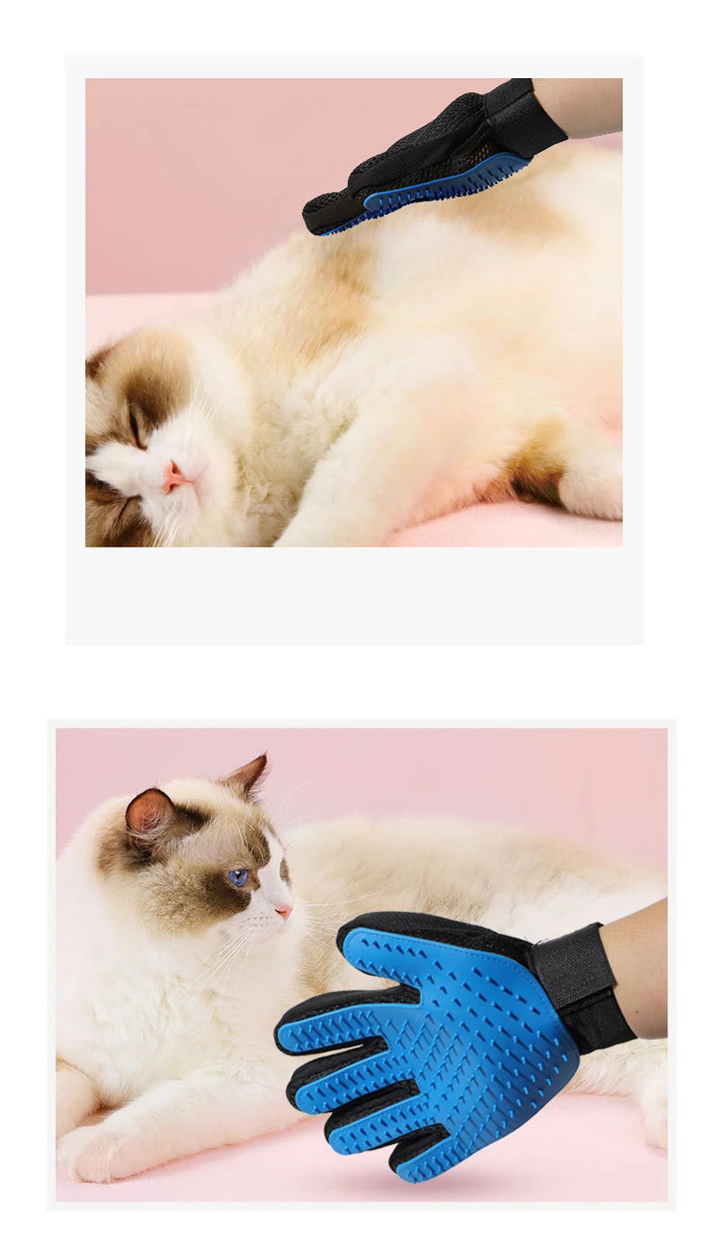 Pet Glove Cat Grooming Hair Deshedding Brush s Dog Comb for s Bath Remover Clean Massage For Animal