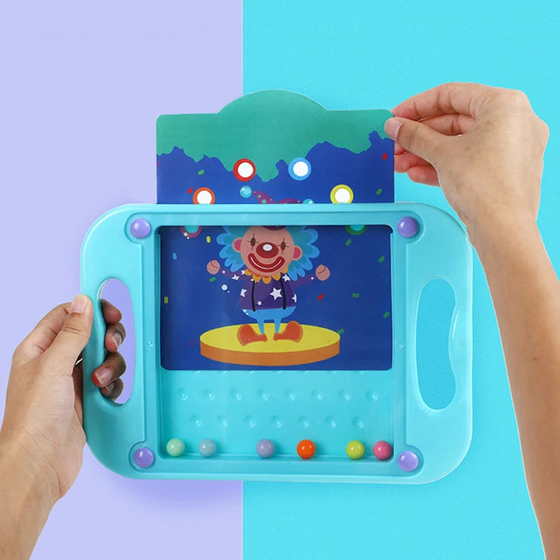 Child 3D Educational Toy Baby Montessori Balance Ball Maze Board Puzzle Montessori Maze Balance Game Popular Gift For Toddlers