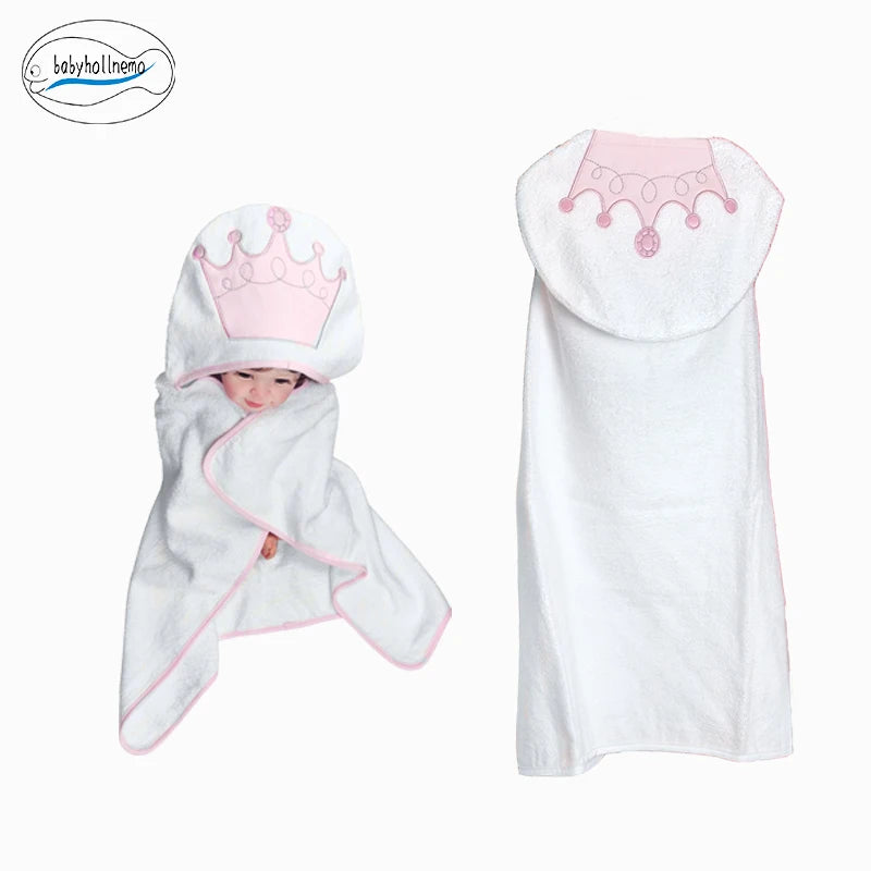 Cartoon Baby Bath Towel cotton soft Bathrobe Hooded Swaddle Towel Skin-friendly Machine Washable for Boys Girls