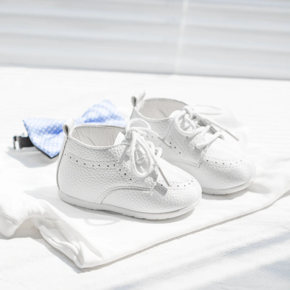 Classic Lace-up Baby Shoes Spring Boy and Girl British Style Baby Shoes Multi-color Baby Rubber Soles Non-slip Walking Shoes