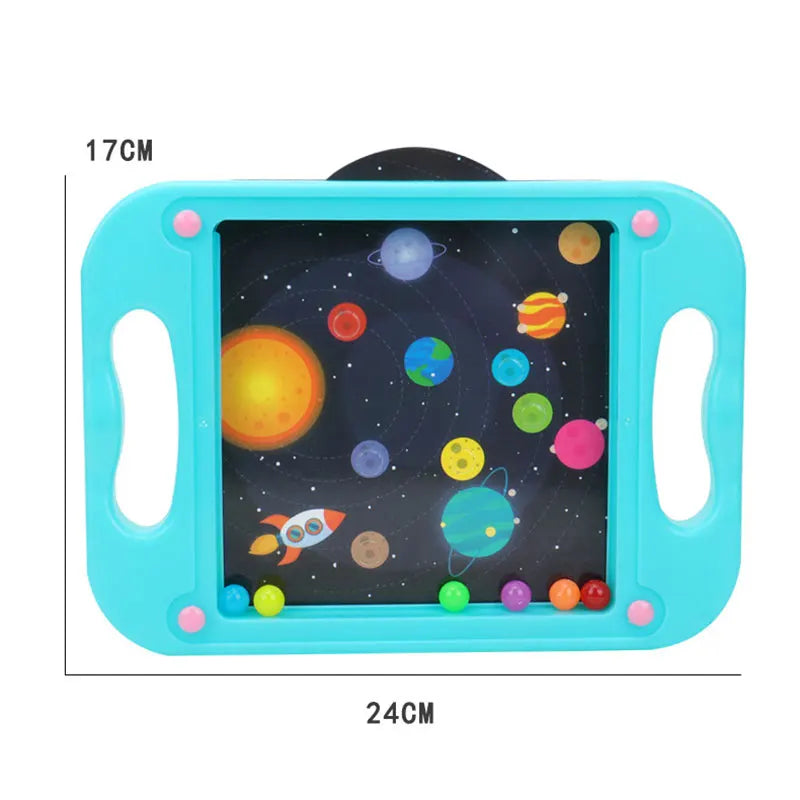 Child 3D Educational Toy Baby Montessori Balance Ball Maze Board Puzzle Montessori Maze Balance Game Popular Gift For Toddlers