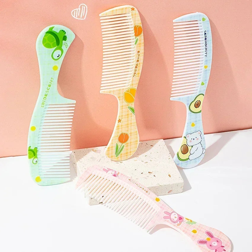New Portable Untangling Hair Brush Health Care Tools Combs Kids Cute Rabbit Bear Children Hairbrush Comb for Girls Accessories