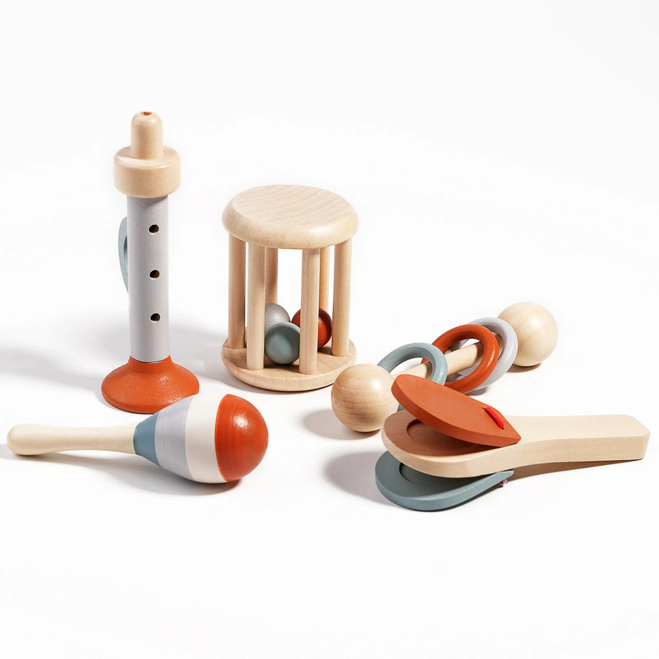 Baby Handheld Bell, Ringing Instrument, Early Childhood Education, Soothing Bed Bell, Wooden Gripping, Chewing Toy baby gift