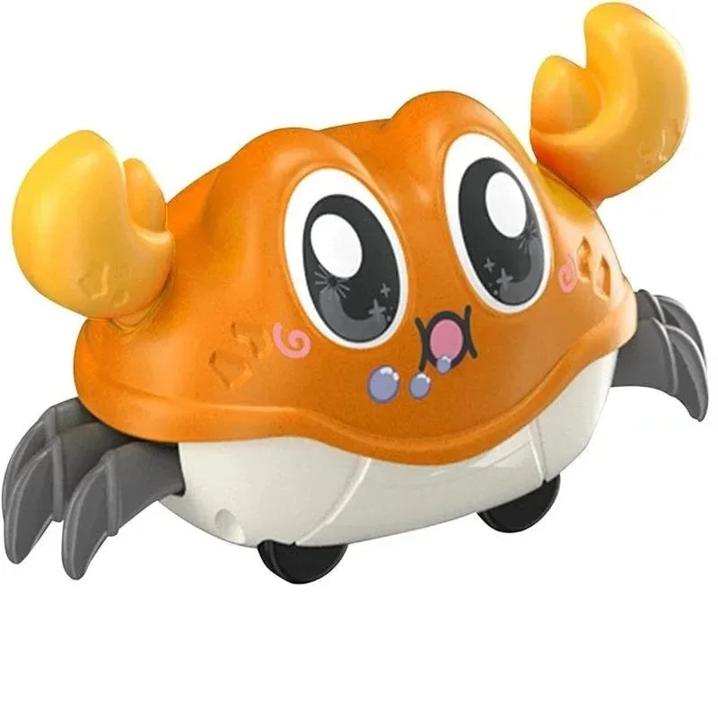 Crawling Crab Tummy Time Walking Dancing Toy Baby Sensory Toy Learning Crawl Gifts Double Force Walking Crawling Toys