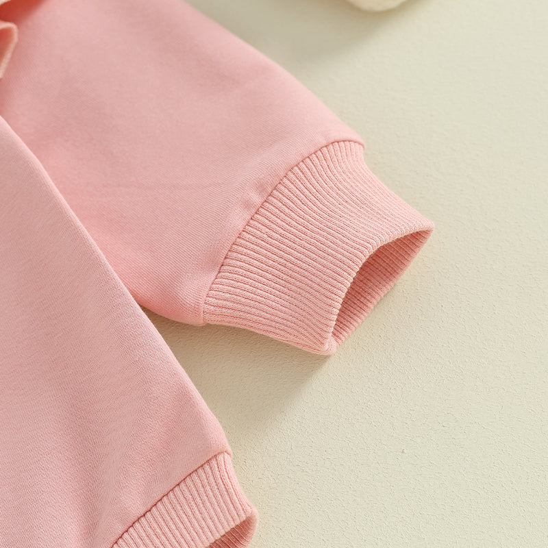 2023-10-05 Lioraitiin 0-18M Daddys Girls Newborn Baby Clothes Ruffle Long Sleeve Sweatshirt Bodysuit Infant Baby Girl Outfits