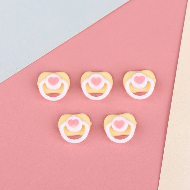Lovely Mini Doll Pacifier Play House Supplies Dummy Nipples For OB11 BJD Doll Baby Dolls Kids Toy Baby Pacifier Accessories