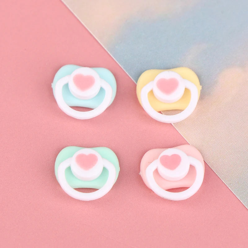 Lovely Mini Doll Pacifier Play House Supplies Dummy Nipples For OB11 BJD Doll Baby Dolls Kids Toy Baby Pacifier Accessories