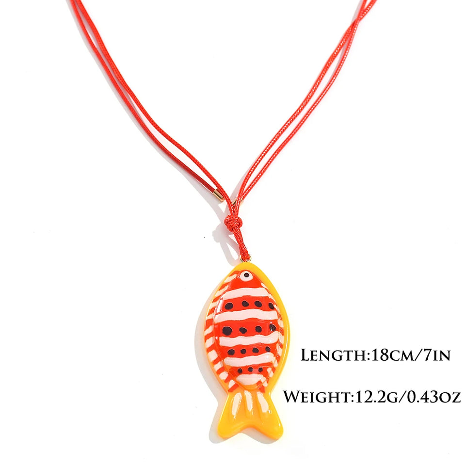 New Lovely Resin Earrings For Women Lovely Fish Acrylic Animal Drop Earring Girls Accessories