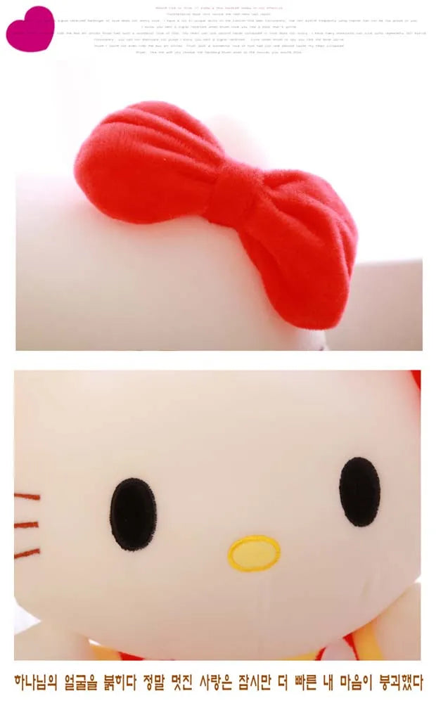 20cm Hello Kitty Plush Toys Cute Sanrio Movie KT Cat peluche Dolls Soft Stuffed kawaii Hello Kitty Toy Baby Christmas Gift