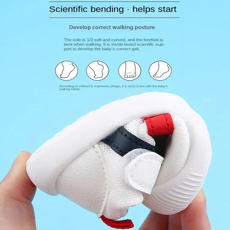 Baby Shoes 0-3 Years Old Soft Bottom Non-Slip Breathable Mesh Four Seasons Baby Shoes