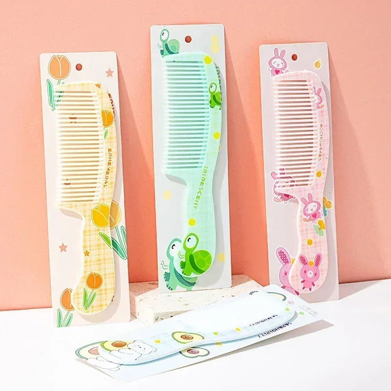 New Portable Untangling Hair Brush Health Care Tools Combs Kids Cute Rabbit Bear Children Hairbrush Comb for Girls Accessories