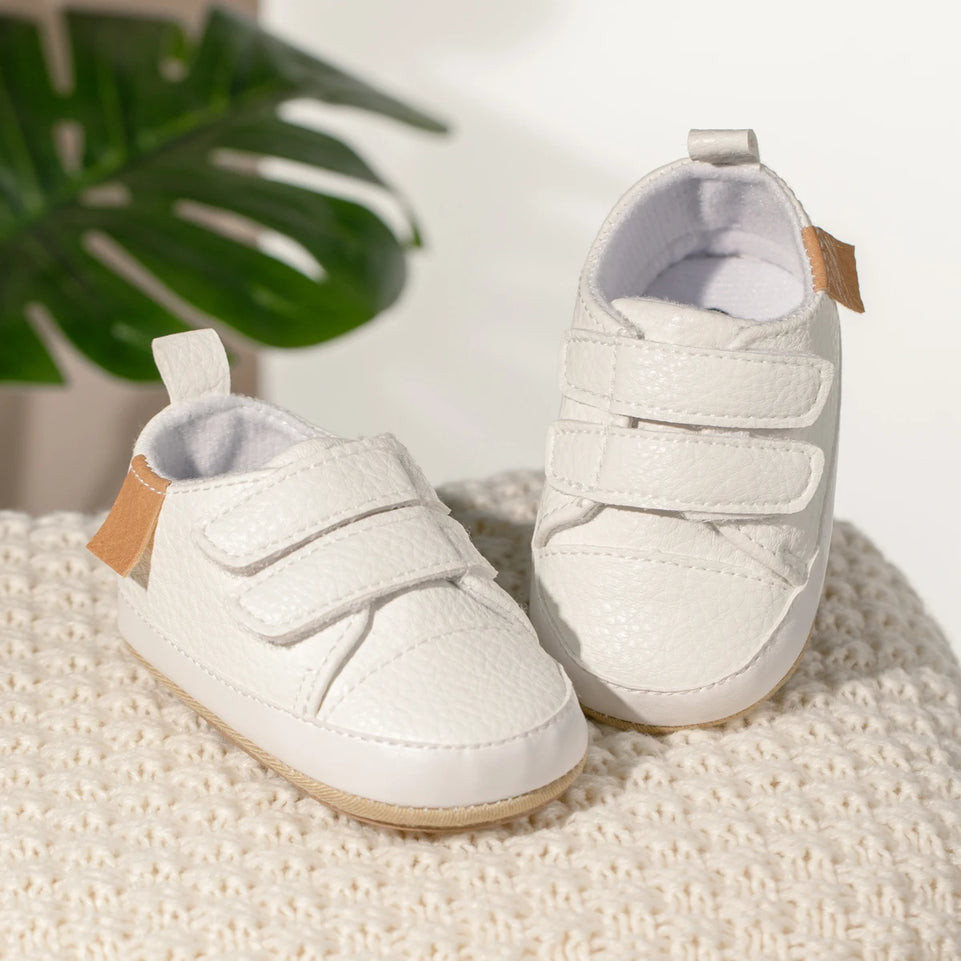 Newborn Baby Non-slip Toddler Shoes Boys Girls Baby Casual Foreign Fashion Baby Shoes Rubber Soft Bottom Shallow Baby Shoes