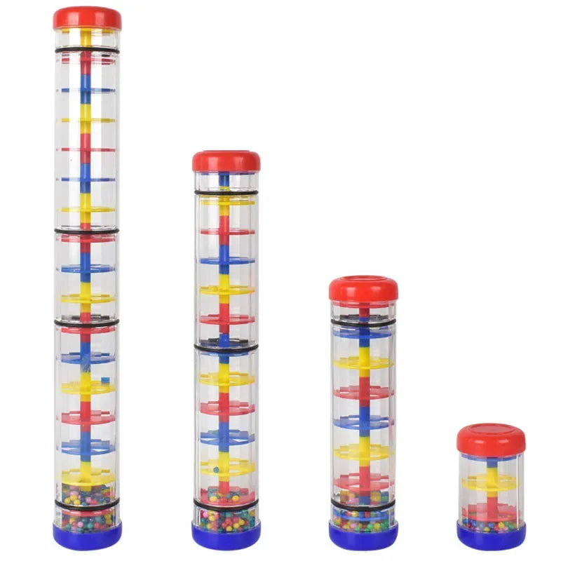 Montessori Baby Rain Stick Musical Toy Baby Rattles Early Educational Toy Musical Instrument Sensory Toys for Kids Children Gift