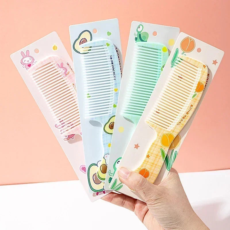 New Portable Untangling Hair Brush Health Care Tools Combs Kids Cute Rabbit Bear Children Hairbrush Comb for Girls Accessories