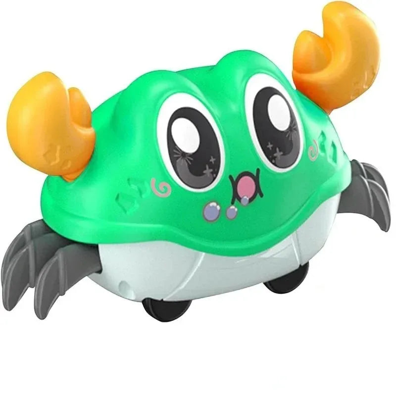 Crawling Crab Tummy Time Walking Dancing Toy Baby Sensory Toy Learning Crawl Gifts Double Force Walking Crawling Toys