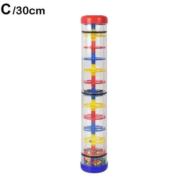 Montessori Baby Rain Stick Musical Toy Baby Rattles Early Educational Toy Musical Instrument Sensory Toys for Kids Children Gift