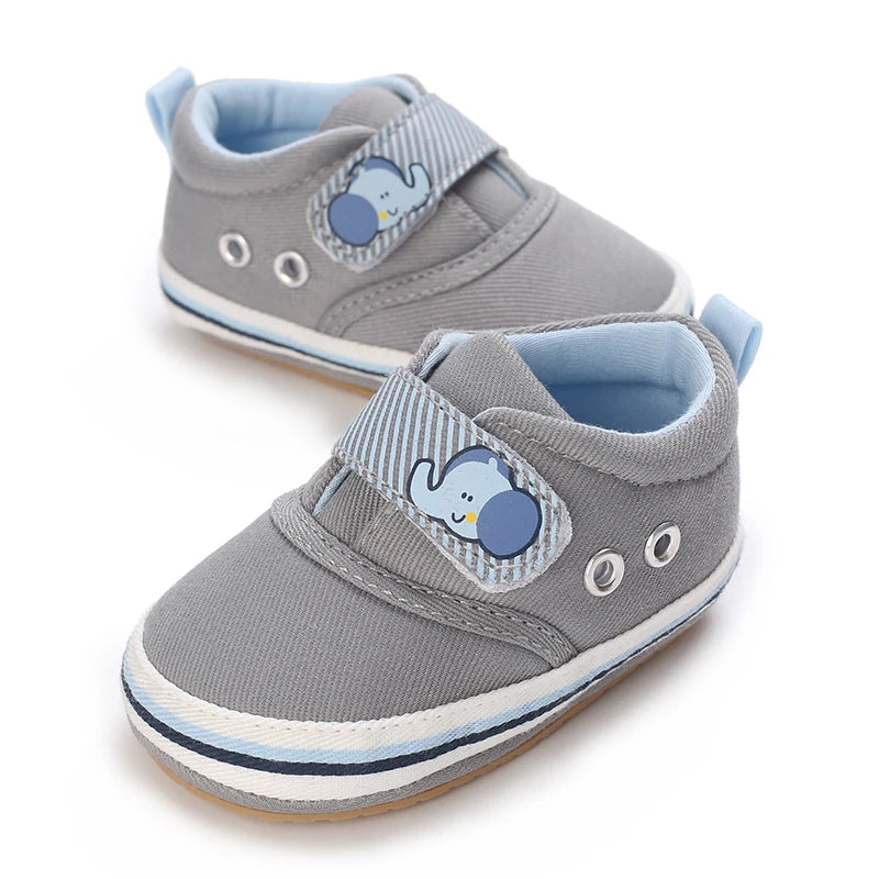 Newborn Baby Shoes Boys' Baby Casual Soft Sole Non slip PU Leather First Walking Shoe Crawling Baby Shoes 0-18 Months