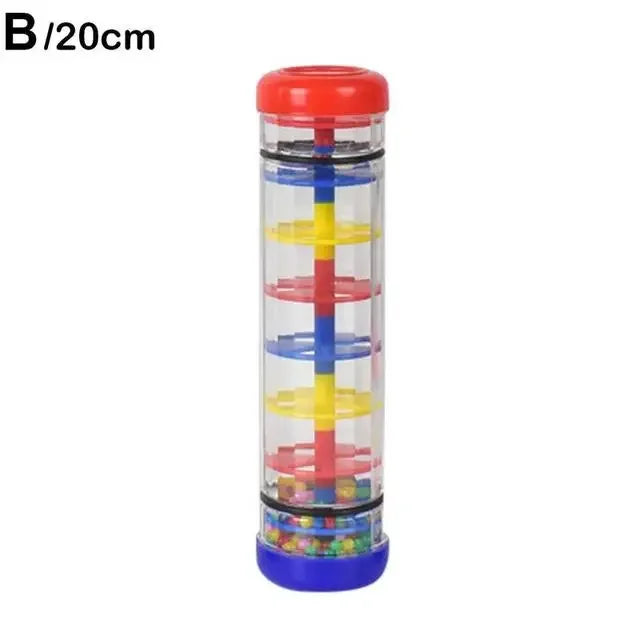 Montessori Baby Rain Stick Musical Toy Baby Rattles Early Educational Toy Musical Instrument Sensory Toys for Kids Children Gift