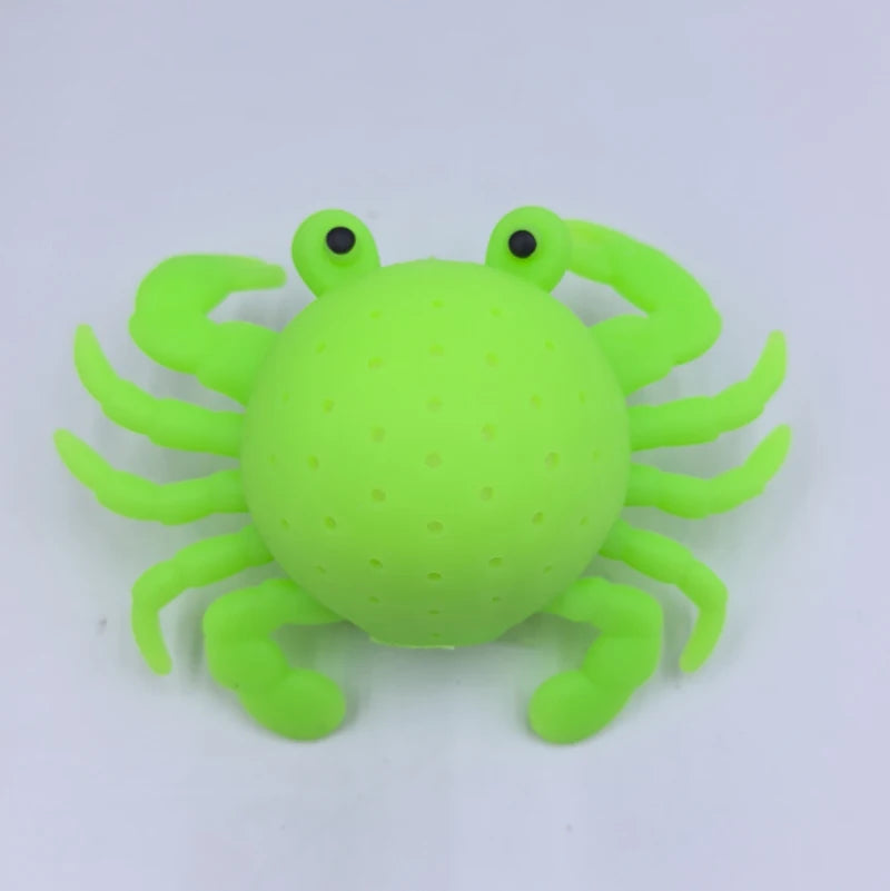 Summer Swimming Play Water Bathroom Toy Baby Bath Toys Sponge Water Absorbing Octopus Squeezing Stress Relief Toys for Children