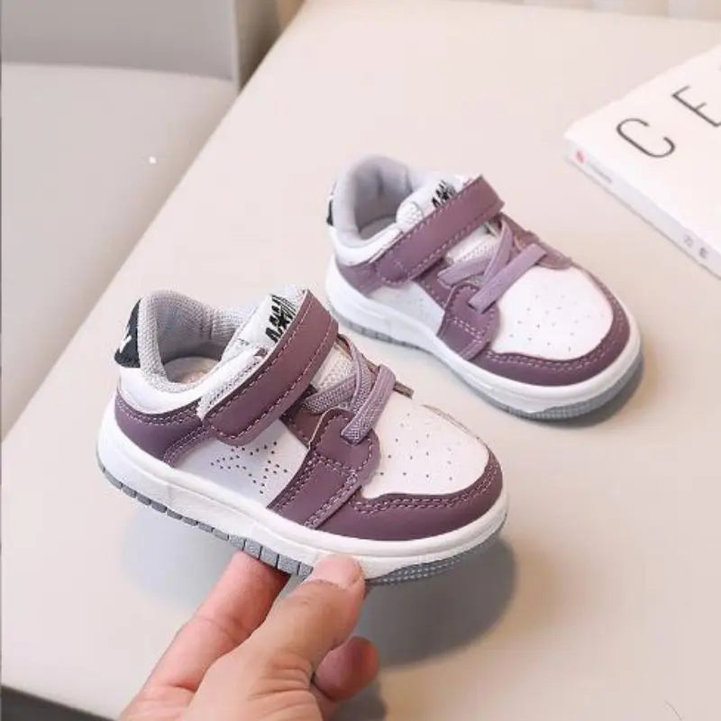 Autumn Children's Sports Shoes Boys' Casual Board Shoes Girls' Baby Shoes Fashionable Soft Soled Baby Shoes For Ages 1-6