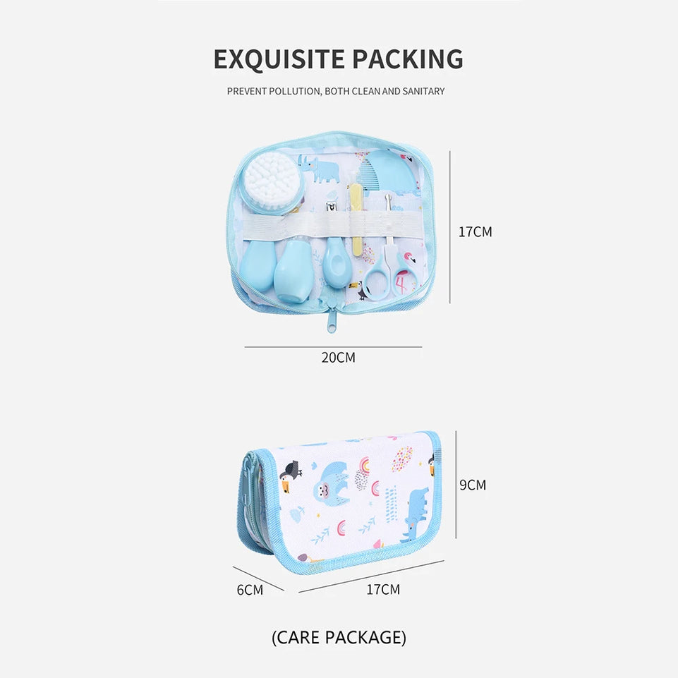6PCS Baby Care Kit, Children's Hair And Nail Care, Grooming Brush Kit, Scissors, Children's Toiletries
