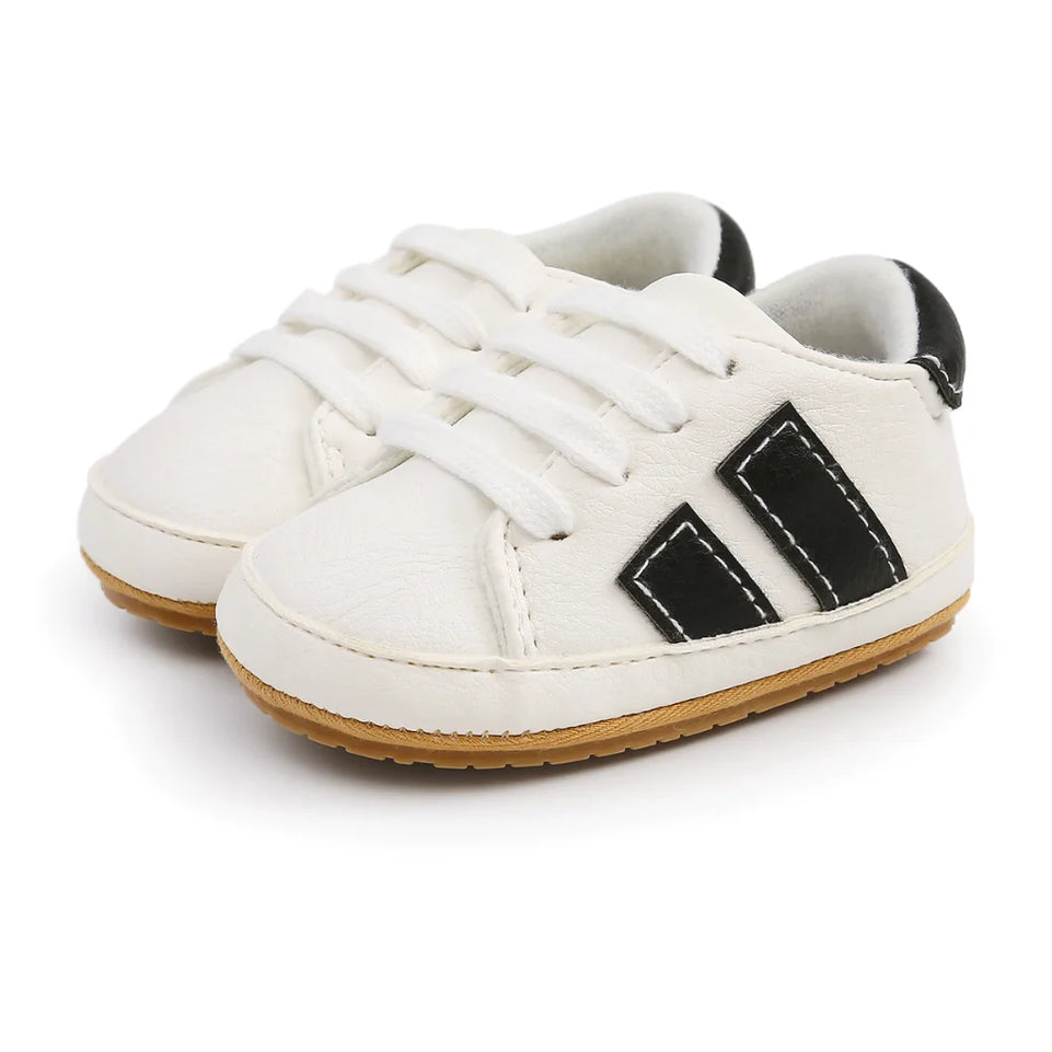 Newborn Baby Non-slip Toddler Shoes Boys Girls Baby Casual Foreign Fashion Baby Shoes Rubber Soft Bottom Shallow Baby Shoes