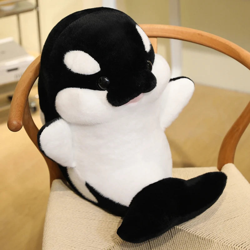35/50cm Kawaii Killer Whale Plush Toys Stuffed Orcinus Orca Fish Doll Cute Shark Cartoon Soft Sleep Pillow Kids Girls Baby Gift
