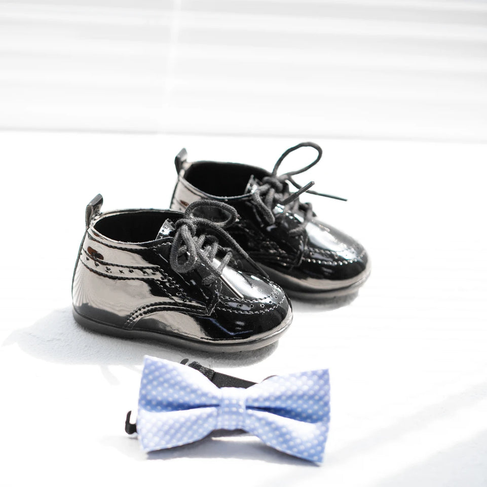 Classic Lace-up Baby Shoes Spring Boy and Girl British Style Baby Shoes Multi-color Baby Rubber Soles Non-slip Walking Shoes