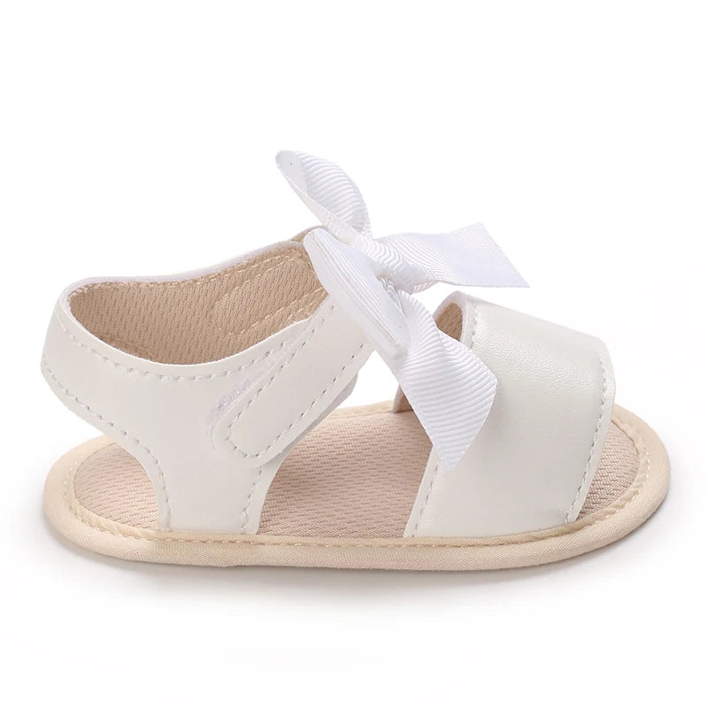 3-Color Girls Prewalker Baby Shoes Summer 0-18 Months Baby Shoes Soft Soles Breathable Sandal Toddlers