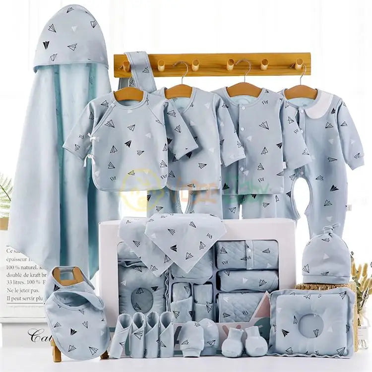 18/22 Pieces Newborn Clothes Baby Gift Pure Cotton Baby Set 0-6 Months Autumn And Winter Kids Clothes Suit Unisex Without Box