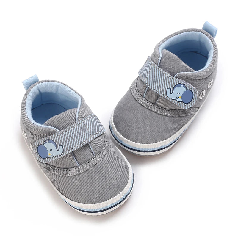 Newborn Baby Shoes Boys' Baby Casual Soft Sole Non slip PU Leather First Walking Shoe Crawling Baby Shoes 0-18 Months