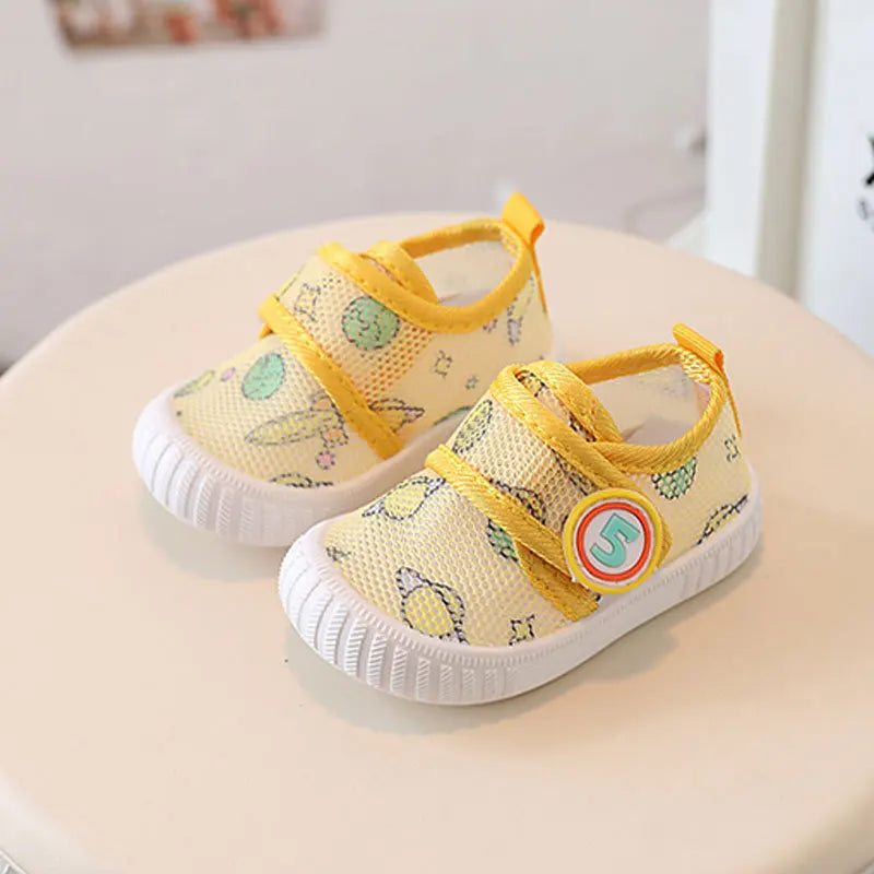 Sneakers Kids Baby Shoes Children's Mesh Walking Shoes 2023 New Male Baby Shoes Girls' Casual Shoes Kids Shoes Breathable Shoes