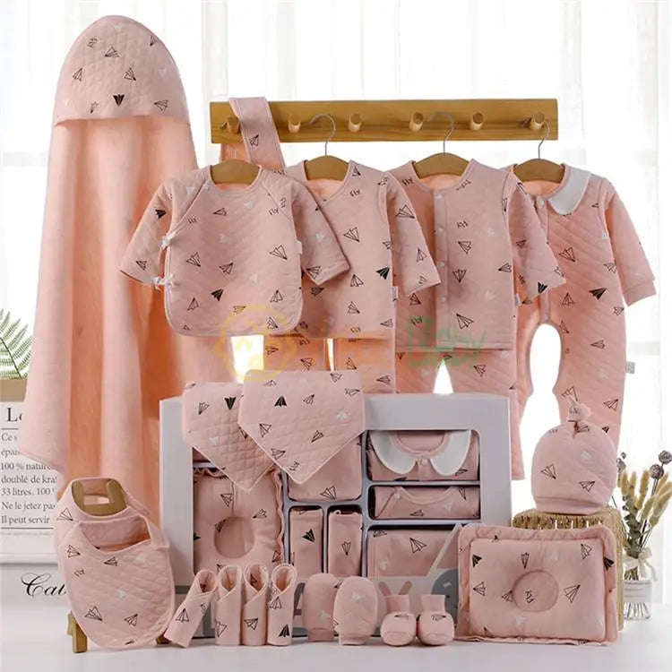 18/22 Pieces Newborn Clothes Baby Gift Pure Cotton Baby Set 0-6 Months Autumn And Winter Kids Clothes Suit Unisex Without Box