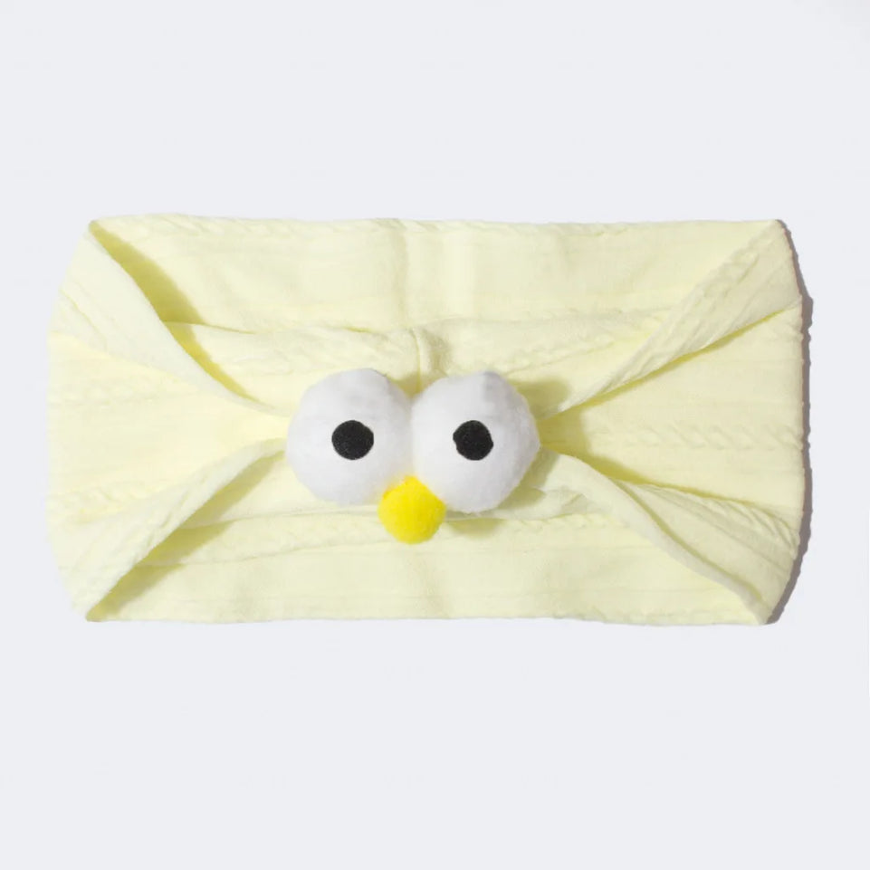 10 Colors Baby Fontanelle Headband Cute Eyes Baby Jacquard Headband Children Elastic Headband Boys and Girls Accessories