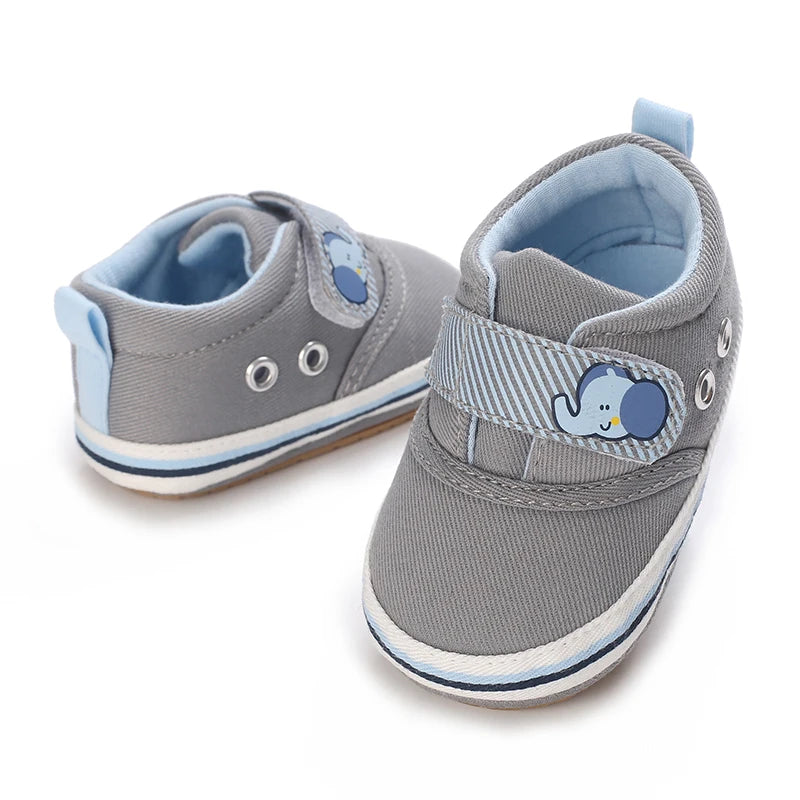 Newborn Baby Shoes Boys' Baby Casual Soft Sole Non slip PU Leather First Walking Shoe Crawling Baby Shoes 0-18 Months