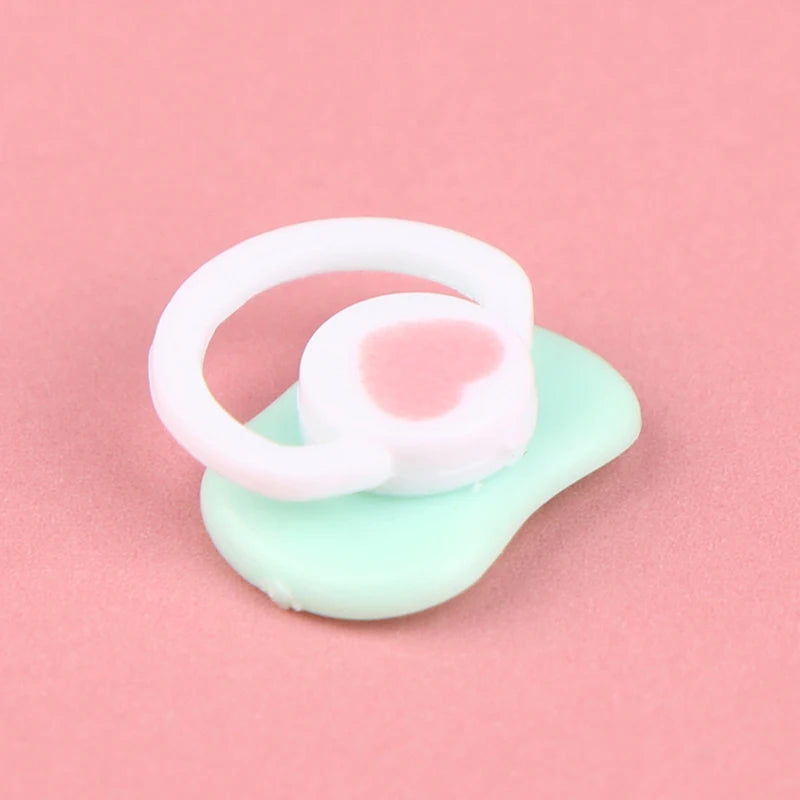 Lovely Mini Doll Pacifier Play House Supplies Dummy Nipples For OB11 BJD Doll Baby Dolls Kids Toy Baby Pacifier Accessories