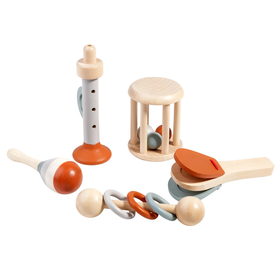 Baby Handheld Bell, Ringing Instrument, Early Childhood Education, Soothing Bed Bell, Wooden Gripping, Chewing Toy baby gift