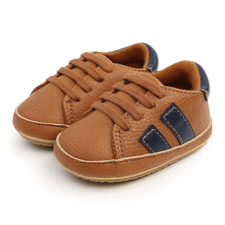 Newborn Baby Non-slip Toddler Shoes Boys Girls Baby Casual Foreign Fashion Baby Shoes Rubber Soft Bottom Shallow Baby Shoes