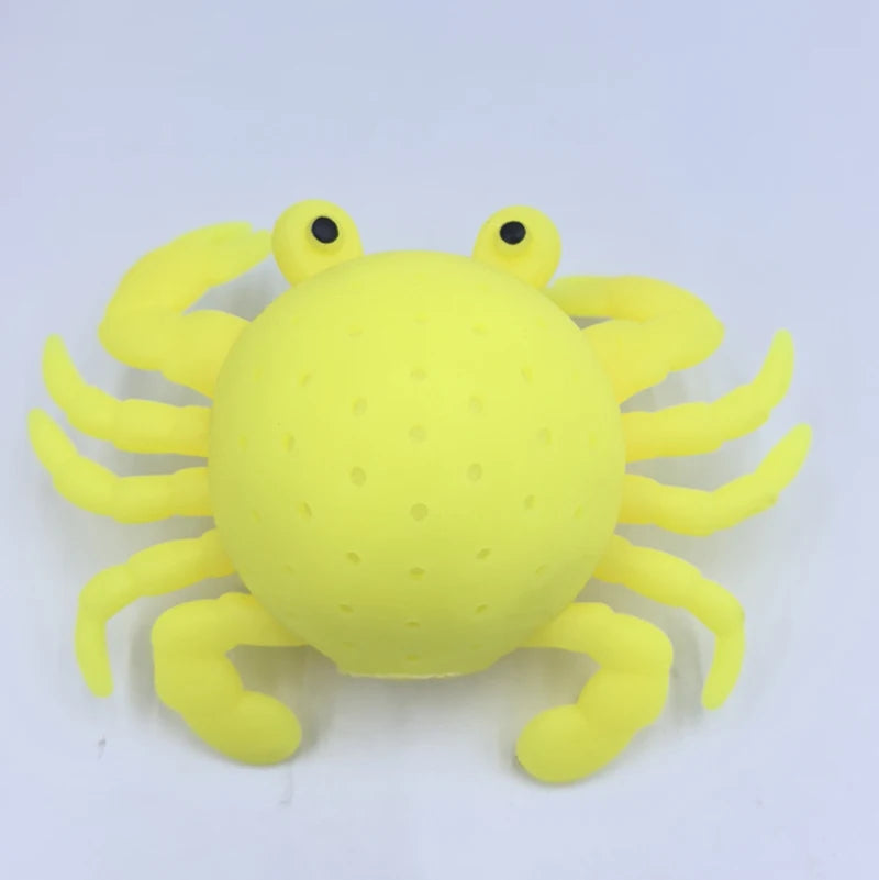 Summer Swimming Play Water Bathroom Toy Baby Bath Toys Sponge Water Absorbing Octopus Squeezing Stress Relief Toys for Children