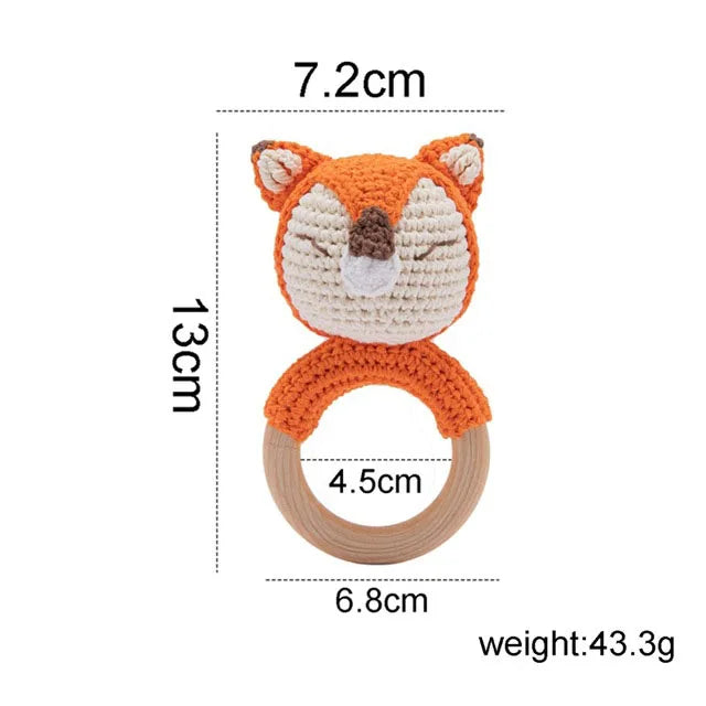 Handmade Rattan Rattles Educational Toys for Kids Crib Mobile Hand Bell Baby Accessories Infant Sensory Toy Baby Teether GIfts