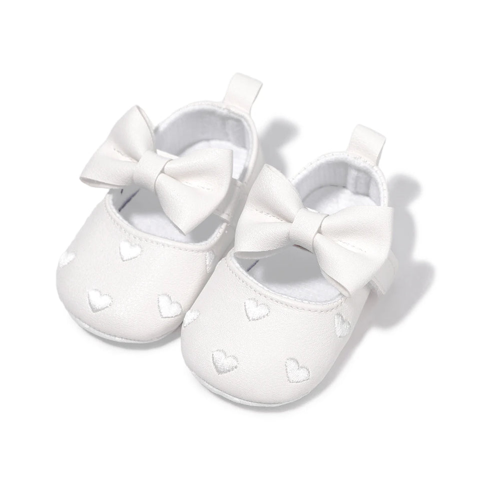 New Baby Boys Girls Shoes Love Bow Fringe Soft Soled Non-slip Footwear First Walkers Crib Shoes Moccasins Toddler Girls Shoesv